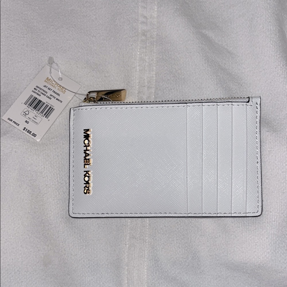 White Mini Michael Kors Wallet